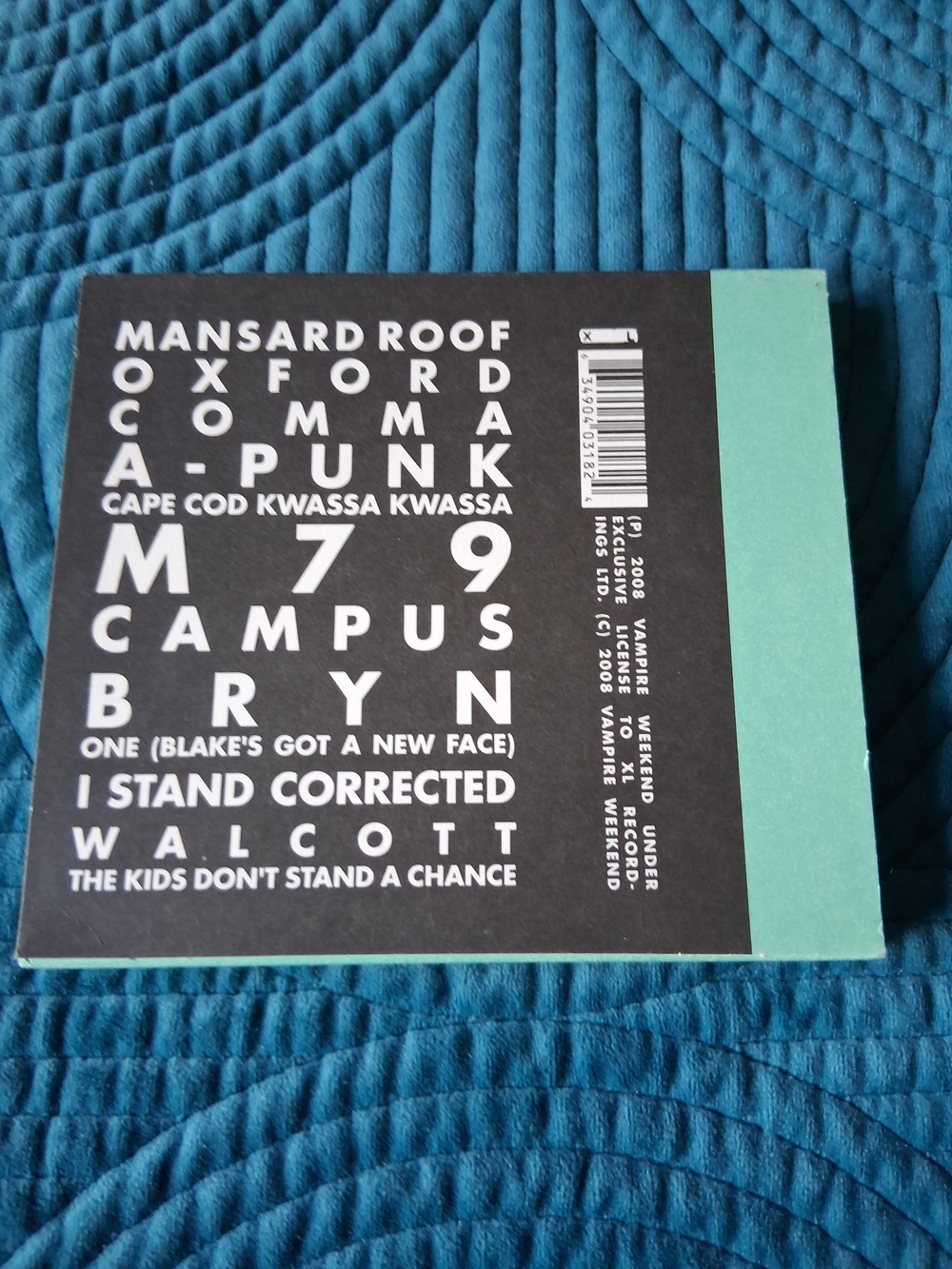 Vampire Weekend CD Album - Vampire Weekend - Picture 2 of 6